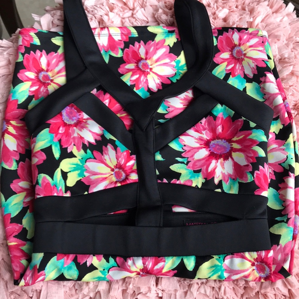 Material Girl floral dress 💕